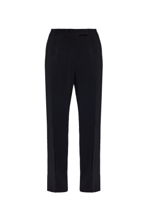 パンツ VERSACE Woman Pants Black 10131581A04649 1B000 Versace Women's Black 100% Leather Pants US M IT 42 | eBay